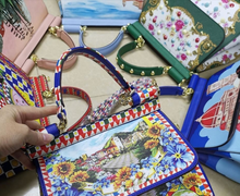 Load image into Gallery viewer, "Arna Lisa" Collection - Original Classic Print Handbag - Many Styles