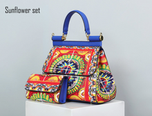 Load image into Gallery viewer, "Arna Lisa" Collection - Original Classic Print Handbag + Clutch/Wallet/Purse - Many Styles