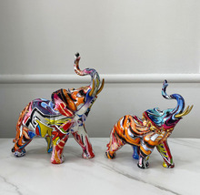 Load image into Gallery viewer, Nordic Abstract Sculpture Elephant Book Shelf Accessories x5 - Office Home & Living