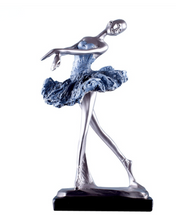 Load image into Gallery viewer, Nordic Sculpture Ballerina Statue Book Shelf Accessories x2 - Office Home & Living