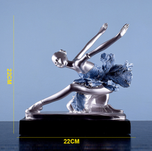 Load image into Gallery viewer, Nordic Sculpture Ballerina Statue Book Shelf Accessories x2 - Office Home & Living