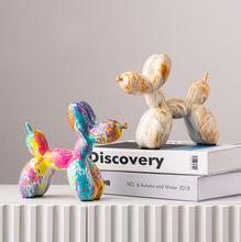 Load image into Gallery viewer, Nordic Sculpture Designer Dogs Statue x2 Book Shelf Accessories - Office Home & Living