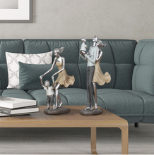 Load image into Gallery viewer, Nordic Sculpture Designer Family Statue Book Shelf Accessories - Office Home & Living