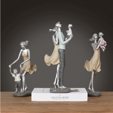 Load image into Gallery viewer, Nordic Sculpture Designer Family Statue Book Shelf Accessories - Office Home & Living