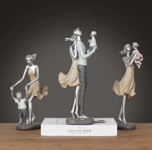 Load image into Gallery viewer, Nordic Sculpture Designer Family Statue Book Shelf Accessories - Office Home & Living