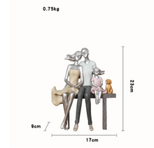 Load image into Gallery viewer, Nordic Sculpture Designer Family Statue Book Shelf Accessories - Office Home & Living