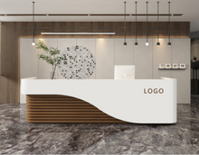 Load image into Gallery viewer, Nordic Hotel Reception Desk Company Office Beauty Salon Health Club Commercial Bar etc - Many Styles