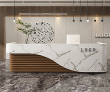 Load image into Gallery viewer, Nordic Hotel Reception Desk Company Office Beauty Salon Health Club Commercial Bar etc - Many Styles