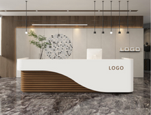 Load image into Gallery viewer, Nordic Hotel Reception Desk Company Office Beauty Salon Health Club Commercial Bar etc - Many Styles