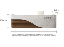 Load image into Gallery viewer, Nordic Hotel Reception Desk Company Office Beauty Salon Health Club Commercial Bar etc - Many Styles