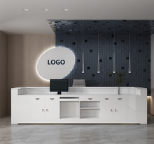 Load image into Gallery viewer, Nordic Hotel Reception Desk Company Office Beauty Salon Health Club Commercial Bar etc - Many Styles