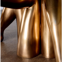 Load image into Gallery viewer, Italian Style Glass Stainless Steel Coffee Table