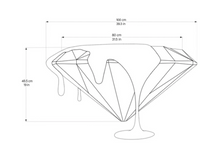 Load image into Gallery viewer, Italian Style Paint Coffee Table - Art Dec Modern Designer (Many Colours)