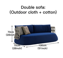 Load image into Gallery viewer, Luxury Plus Furniture Nordic Rattan 6 Piece Set