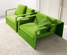 Load image into Gallery viewer, Luxury Plus Furniture - Rattan Set 2 Chairs + 2 Stools (Balcony, Patio, Courtyard)