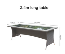 Load image into Gallery viewer, Luxury Plus Furniture - Nordic Minimalist Tables And Chairs 1.8M x 6 Chairs (Balcony, Patio, Courtyard)