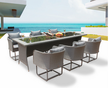 Load image into Gallery viewer, Luxury Plus Furniture - Nordic Minimalist Tables And Chairs 1.8M x 6 Chairs (Balcony, Patio, Courtyard)