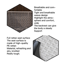 Load image into Gallery viewer, Luxury Plus Furniture - Minimalist Rattan Table And 2 Chairs (Balcony, Patio, Courtyard)