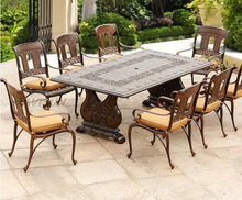Load image into Gallery viewer, Luxury Plus Furniture - Classical Table & 8 Chairs (Balcony, Patio, Courtyard)