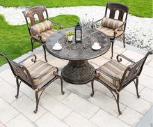 Load image into Gallery viewer, Luxury Plus Furniture - Classical Table & 8 Chairs (Balcony, Patio, Courtyard)