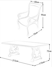 Load image into Gallery viewer, Luxury Plus Furniture - Classical Table & 8 Chairs (Balcony, Patio, Courtyard)