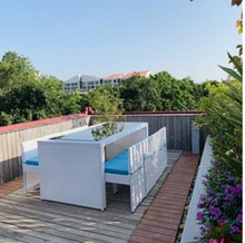 Load image into Gallery viewer, Luxury Plus Furniture - Minimalist Rattan 4 Chairs + Table (Balcony, Patio, Courtyard)