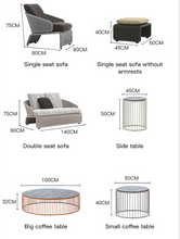 Load image into Gallery viewer, Luxury Plus Furniture - Nordic Rattan Designer Outdoor Set - Mix & Match (Balcony, Patio, Courtyard)