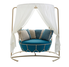 Load image into Gallery viewer, Luxury Plus Furniture - Nordic Designer Chair Free Standing + Curtain - Mix & Match (Balcony, Patio, Courtyard)