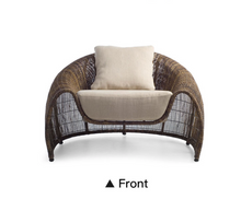 Load image into Gallery viewer, Luxury Plus Furniture - Nordic Rattan Designer Chairs + Coffee Table - Mix & Match (Balcony, Patio, Courtyard)