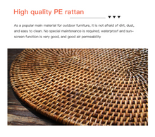 Load image into Gallery viewer, Luxury Plus Furniture - Nordic Rattan Designer Chairs + Coffee Table - Mix & Match (Balcony, Patio, Courtyard)