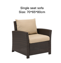 Load image into Gallery viewer, Luxury Plus Furniture - Nordic Rattan Designer Outdoor 6 Piece Set - Mix & Match (Balcony, Patio, Courtyard)