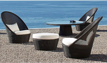 Load image into Gallery viewer, Luxury Plus Furniture - Nordic Rattan High Back Chair Set 3 Piece Set - Mix & Match (Balcony, Patio, Courtyard)