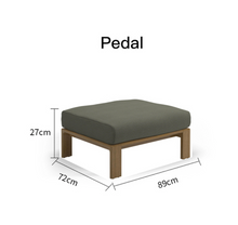 Load image into Gallery viewer, Luxury Plus Furniture - Nordic Rattan Teak Set 4 Piece Set - Mix & Match (Balcony, Patio, Courtyard)