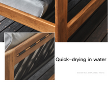 Load image into Gallery viewer, Luxury Plus Furniture - Nordic Rattan Teak Set 4 Piece Set - Mix & Match (Balcony, Patio, Courtyard)