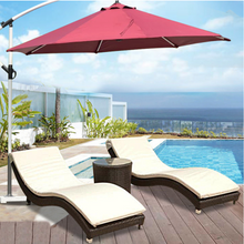 Load image into Gallery viewer, Luxury Plus Furniture - Nordic Rattan Sun Bed Lounger 3 Piece (Balcony, Patio, Courtyard, Pool)