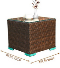 Load image into Gallery viewer, Luxury Plus Furniture - Nordic Rattan Sun Bed Lounger 3 Piece (Balcony, Patio, Courtyard, Pool)