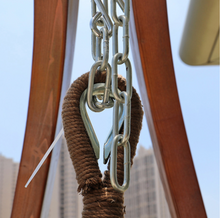 Load image into Gallery viewer, Luxury Plus Furniture - Nordic Rattan Designer Hanging Chair Stand Alone (Balcony, Patio, Courtyard)