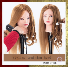 Load image into Gallery viewer, Deluxe Girls Professional 85% Real Human Hair Mannequin Hair Training & Makeup - (Perfect Gift)