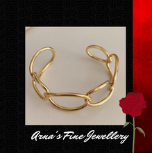 Load image into Gallery viewer, Women's Gold or Silver Chain Bangle