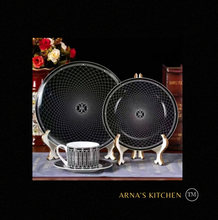 Load image into Gallery viewer, "Arna Lisa" Royal Collection - Luxury 24 Piece Bone China Dinnerware for 6