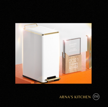Load image into Gallery viewer, "Arna Royal Vintage Collection" Luxury Golden Range 7L Trash Rubbish Bin - Home or Business