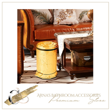 Load image into Gallery viewer, "Arna Royal Vintage Collection" Luxury Pedal Golden Range 6L Trash Rubbish Bin