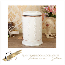 Load image into Gallery viewer, "Arna Royal Vintage Collection" Luxury Pedal Golden Range 6L Trash Rubbish Bin