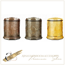 Load image into Gallery viewer, "Arna Royal Vintage Collection" Luxury Pedal Golden Range 6L Trash Rubbish Bin