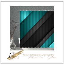 Load image into Gallery viewer, Modern Shower/Bath Curtain Polyester Fabric Waterproof Bathroom Curtains Geometric Printing Pattern