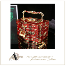 Load image into Gallery viewer, Arna's Luxury Jewellery Box Mirrored with 3 Layers (4 Colours)