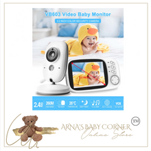 Load image into Gallery viewer, Video Baby Monitor 2.4G Mother Kids Two-way Audio Night Vision Video Surveillance Cameras With Temperature display Screen
