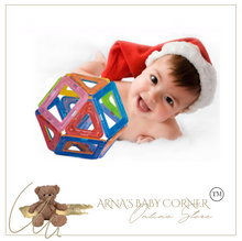 Load image into Gallery viewer, 184 Piece Mini Magnetic Designer Construction Block Set