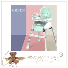 Load image into Gallery viewer, High Chair Adjustable Multi Functional (4 Colours) Wheels