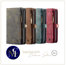 Load image into Gallery viewer, "Arna Lisa" Royal Collection - Designer Leather Samsung Case/Wallet 2 in 1 Magnetic